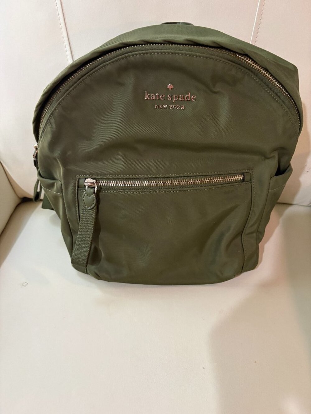 Kate Spade New York Watson Lane Hartley Nylon Backpack/Olive Green